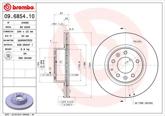 AP 24668 - Disque de frein www.widencarpieces.com