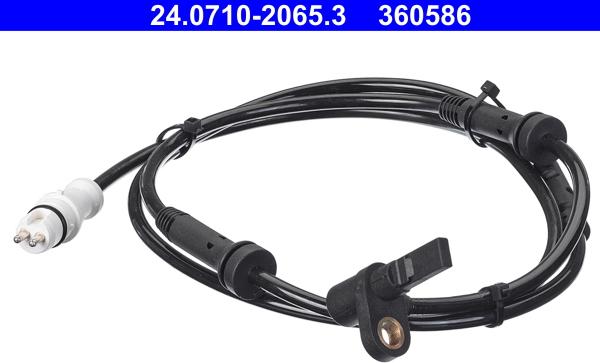ATE 24.0710-2065.3 - Capteur, vitesse de roue www.widencarpieces.com