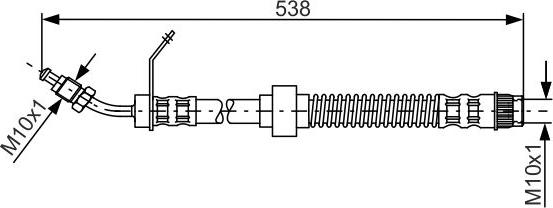 BOSCH 1 987 481 151 - Flexible de frein www.widencarpieces.com