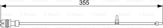 BOSCH 1 987 473 034 - Contact d'avertissement, usure des plaquettes de frein www.widencarpieces.com