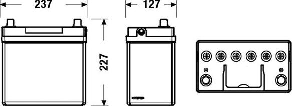 DETA DB454 - Batterie de démarrage www.widencarpieces.com