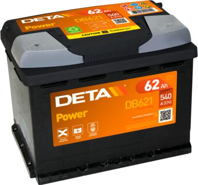 DETA DB621 - Batterie de démarrage www.widencarpieces.com