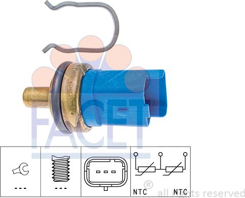 FACET 7.3293 - Sonde de température, liquide de refroidissement www.widencarpieces.com