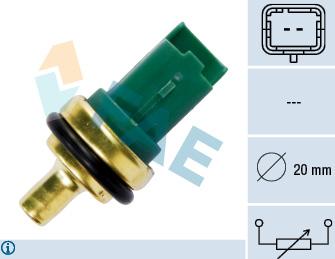 FAE 33706 - Sonde de température, liquide de refroidissement www.widencarpieces.com