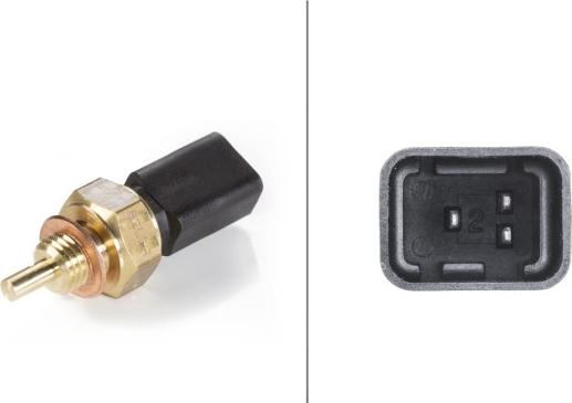 HELLA 6PT 009 107-131 - Sonde de température, liquide de refroidissement www.widencarpieces.com