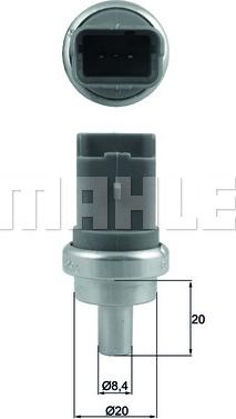 MAHLE TSE 18 - Sonde de température, liquide de refroidissement www.widencarpieces.com