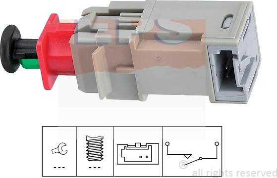 MDR EPS-1810 207 - Interrupteur, commande d'embrayage (gestion du moteur) www.widencarpieces.com