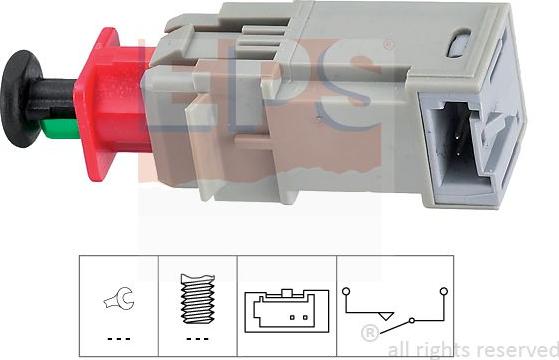 MDR EPS-1810 207 - Interrupteur, commande d'embrayage (gestion du moteur) www.widencarpieces.com