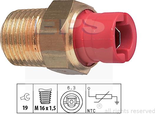 MDR EPS-1830 027 - Sonde de température, liquide de refroidissement www.widencarpieces.com