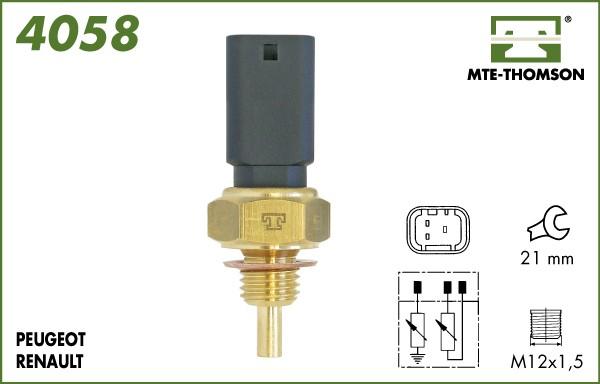 MTE-Thomson 4058 - Sonde de température, liquide de refroidissement www.widencarpieces.com