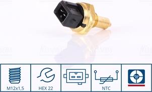 NISSENS 207088 - Sonde de température, liquide de refroidissement www.widencarpieces.com