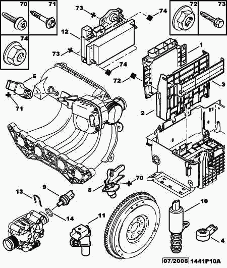PSA 1338 F8 - Sonde de température, liquide de refroidissement www.widencarpieces.com