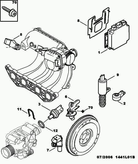 PSA 1338 F8 - Sonde de température, liquide de refroidissement www.widencarpieces.com