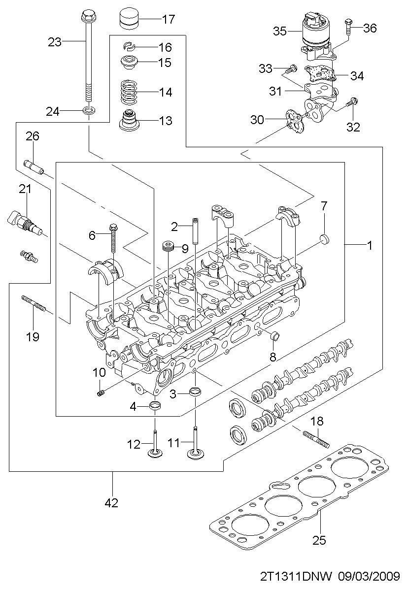 PSA 96 182 634 - Sonde de température, liquide de refroidissement www.widencarpieces.com