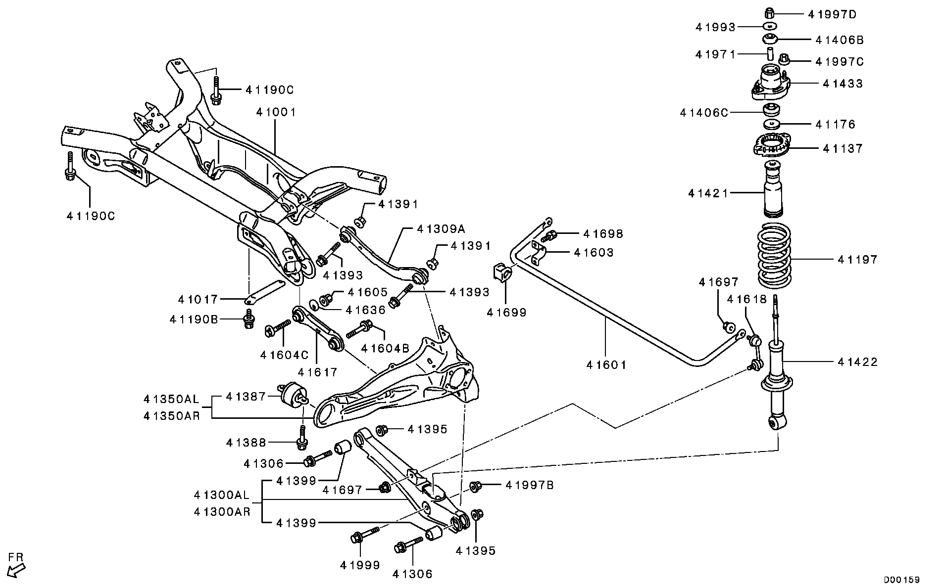 NTY ZWT-MS-054 - Bras de liaison, suspension de roue www.widencarpieces.com