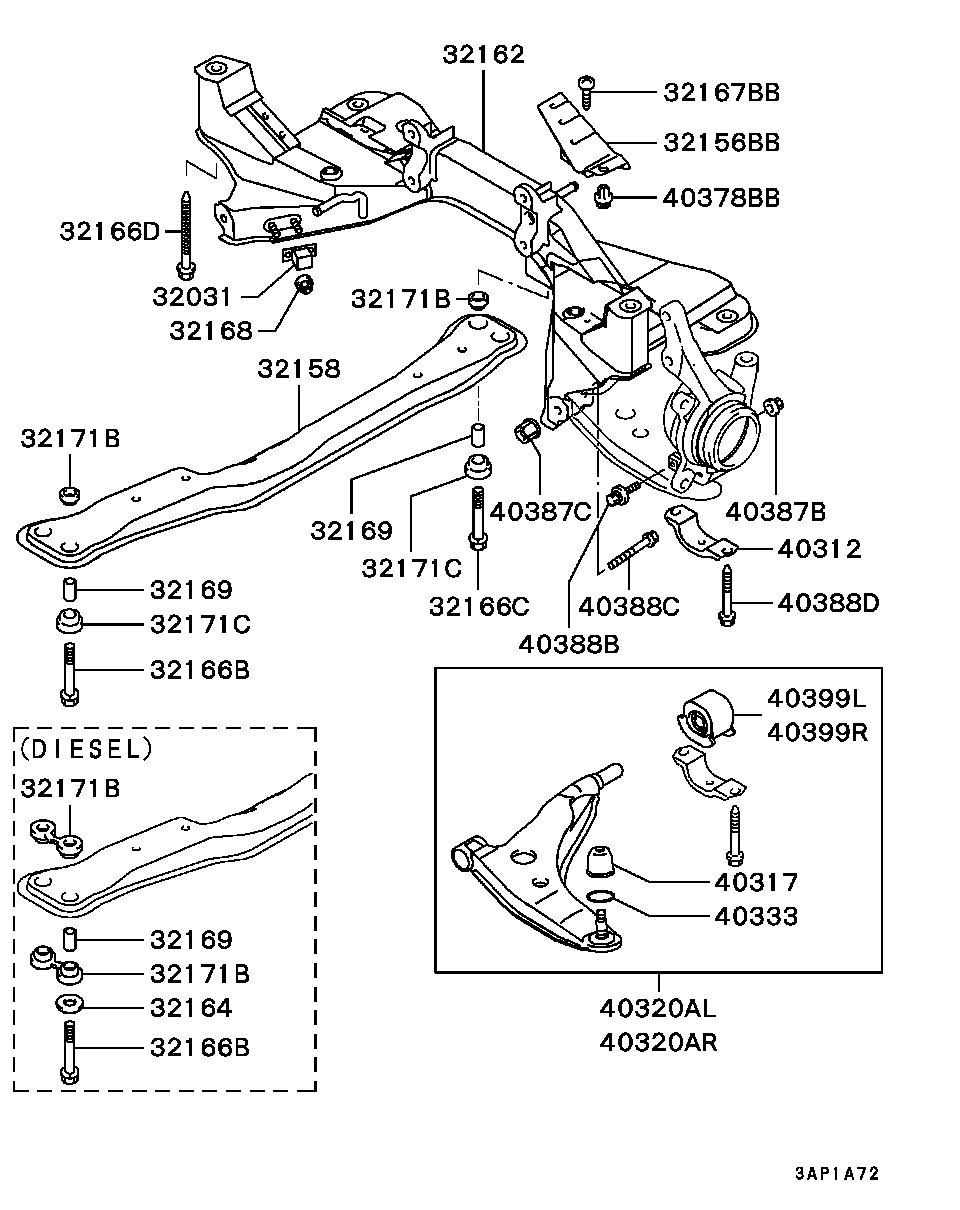 NTY ZWD-MS-040 - Bras de liaison, suspension de roue www.widencarpieces.com