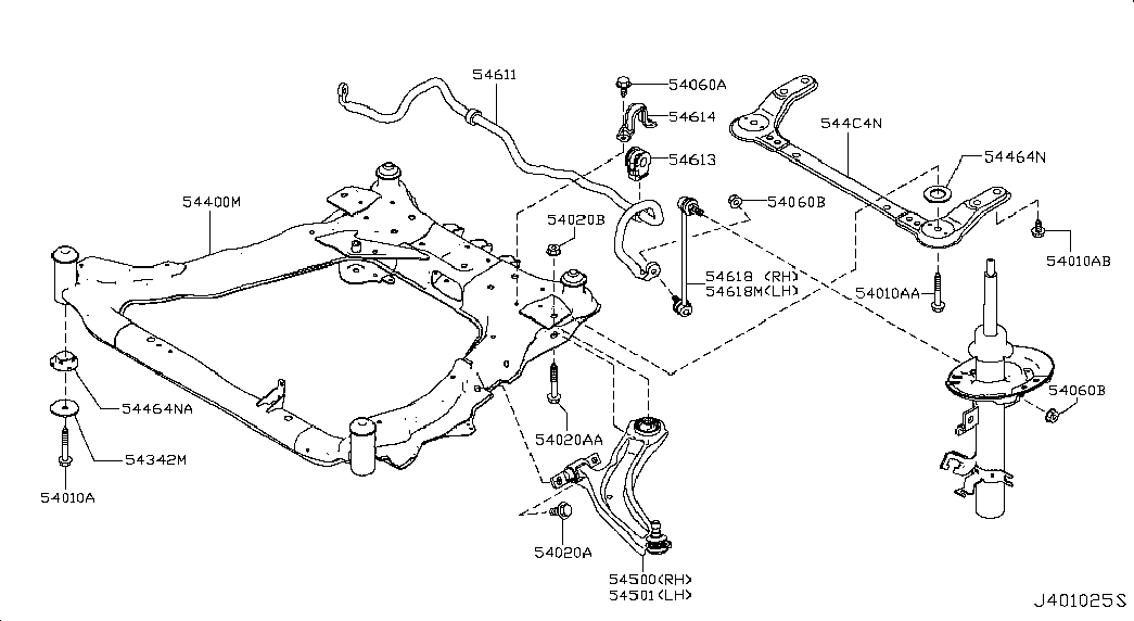 FEBEST NAB-J10S - Suspension, bras de liaison www.widencarpieces.com