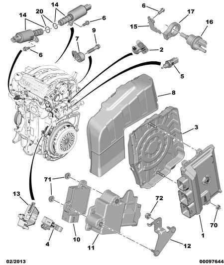 PSA 96 703 403 80 - Sonde de température, liquide de refroidissement www.widencarpieces.com