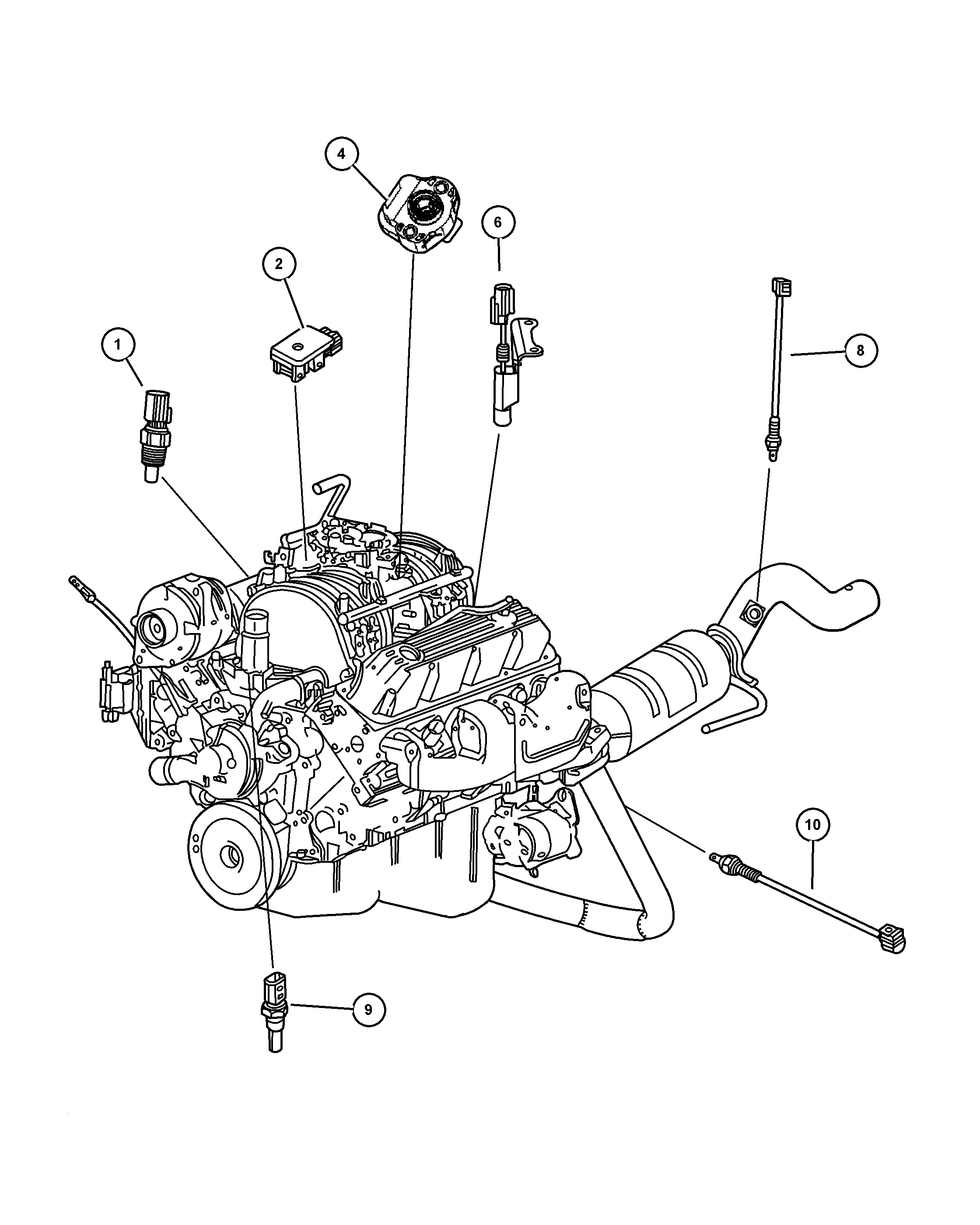 FCA 5600 4815 - Sonde de température, liquide de refroidissement www.widencarpieces.com