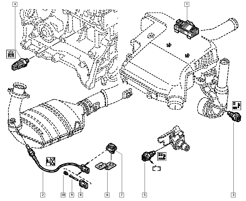 DACIA 22 63 060 24R - Sonde de température, liquide de refroidissement www.widencarpieces.com